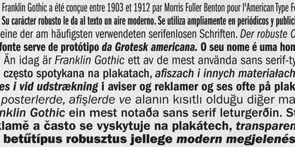 Franklin Gothic Font Poster 5